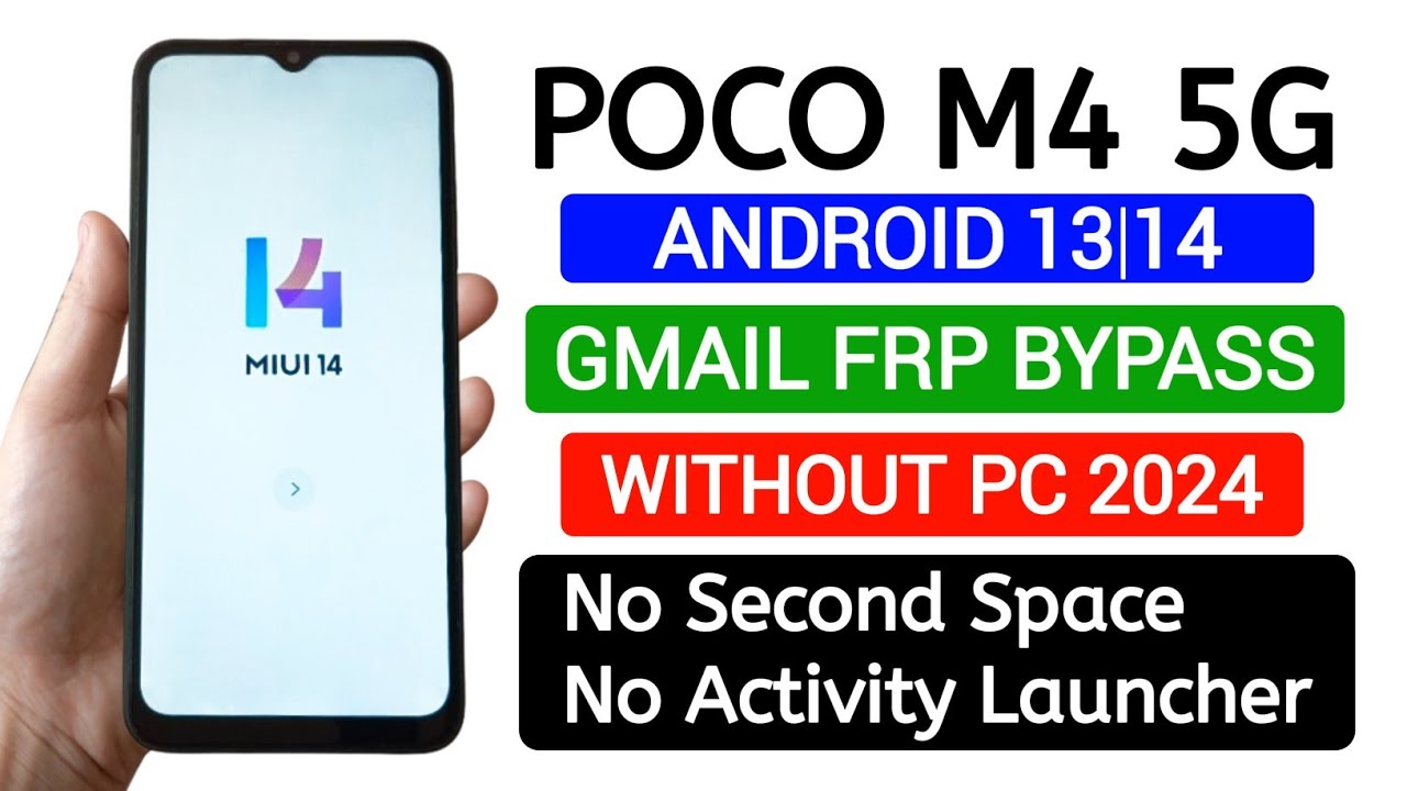 Poco M4 5G Frp Bypass MIUI14 | Activity Launcher Not Poco M4 5G Frp Bypass MIUI14 | Activity Launcher Not