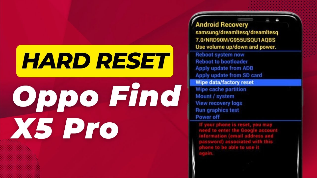 How To Hard Reset Oppo Find X5 Pro – Full Guide How To Hard Reset Oppo Find X5 Pro – Full Guide