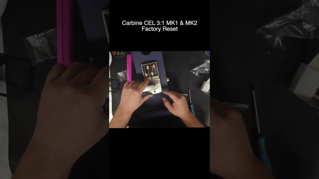 How to Perform a Factory Reset on the Carbine CEL 3 in How to Perform a Factory Reset on the Carbine CEL 3 in