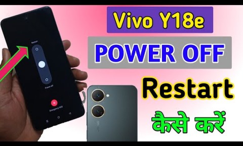 Vivo y18e mobile restart kaise kare || How to on Vivo y18e mobile restart kaise kare || How to on