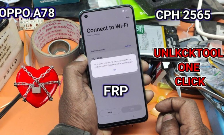 Oppo A78 (CPH2565) Frp Remove One Click Unlocktool Oppo A78 (CPH2565) Frp Remove One Click Unlocktool