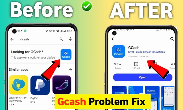 Gcash this app won’t work for your device problem Gcash this app won’t work for your device problem