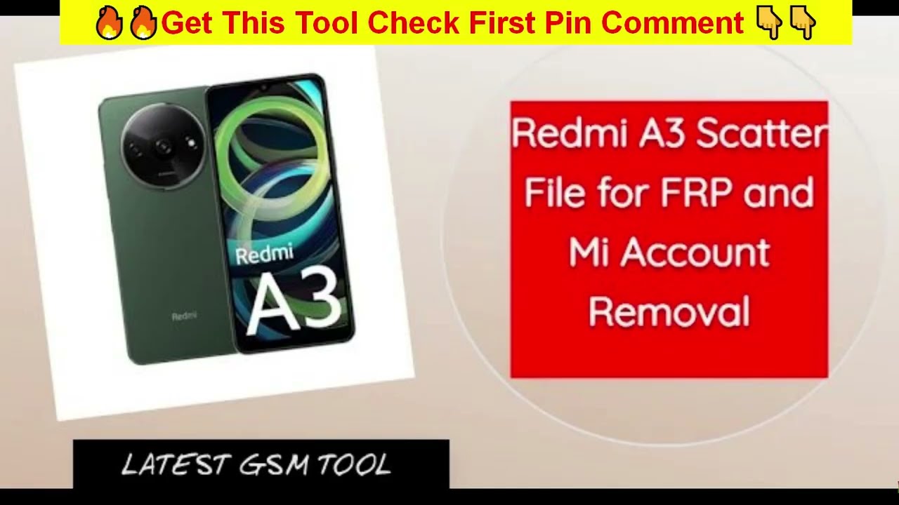 Redmi A3 Scatter File for FRP – Mi Account Removal 2024 Redmi A3 Scatter File for FRP – Mi Account Removal 2024