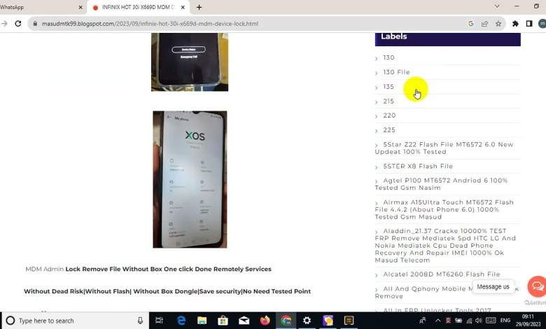 INFINIX HOT 30i X669D MDM DEVICE LOCK REMOVE INFINIX HOT 30i X669D MDM DEVICE LOCK REMOVE