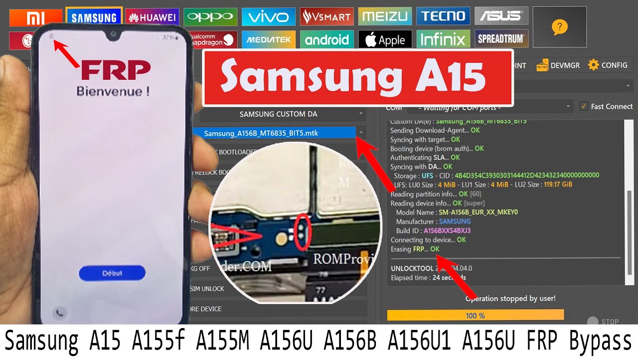 Unlock the FRP on Samsung A15 models: A155f, A155M, A156U, A156B, A156U1, A156U – Find out how! Unlock the FRP on Samsung A15 models: A155f, A155M, A156U, A156B, A156U1, A156U – Find out how!
