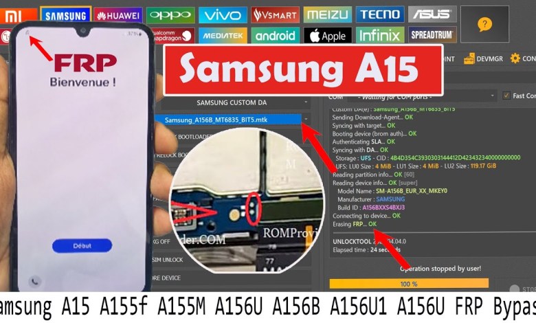 Unlock the FRP on Samsung A15 models: A155f, A155M, A156U, A156B, A156U1, A156U – Find out how! Unlock the FRP on Samsung A15 models: A155f, A155M, A156U, A156B, A156U1, A156U – Find out how!