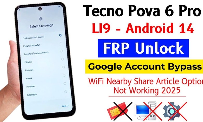 Unlock Tecno Pova 6 Pro Without PC: Google/FRP Bypass Secrets Revealed Unlock Tecno Pova 6 Pro Without PC: Google/FRP Bypass Secrets Revealed