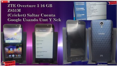 ZTE Overture 3 16 GB Z851M (Cricket) Saltar Cuenta ZTE Overture 3 16 GB Z851M (Cricket) Saltar Cuenta