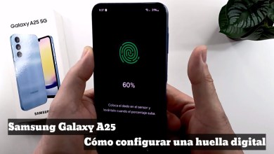 Samsung Galaxy A25 how to configure the fingerprint Samsung Galaxy A25 how to configure the fingerprint
