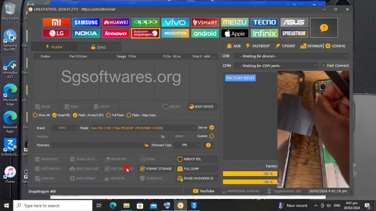 Vivo y20 y20i y20s reset + frp remove Vivo y20 y20i y20s reset + frp remove