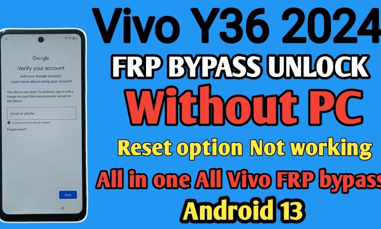 How To Bypass Google Account VIVO Y36 Android 13 || How To Bypass Google Account VIVO Y36 Android 13 ||