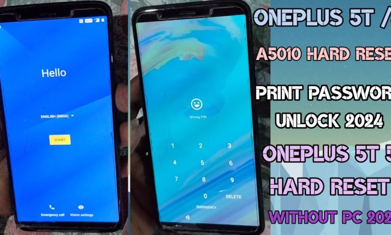 OnePlus 5T A5010 Hard Reset / Pattern Unlock How to OnePlus 5T A5010 Hard Reset / Pattern Unlock How to