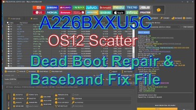 Samsung Galaxy A22 5G, A226B U5 OS12 Scatter Firmware Samsung Galaxy A22 5G, A226B U5 OS12 Scatter Firmware