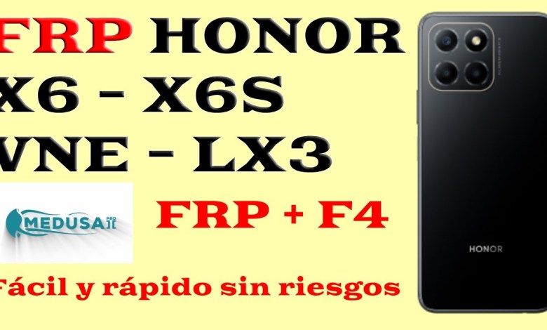 FRP HONOR X6 – X6S 2023 – FRP + F4 con Medusa Box – sin FRP HONOR X6 – X6S 2023 – FRP + F4 con Medusa Box – sin