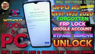 OPPO A5 2020 FRP Bypass Without PC|OPPO A5 2020 Google OPPO A5 2020 FRP Bypass Without PC|OPPO A5 2020 Google