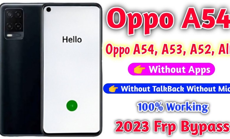 Oppo A54 A53 A52 FRP Bypass | New Trick 2024 | Code Not Oppo A54 A53 A52 FRP Bypass | New Trick 2024 | Code Not