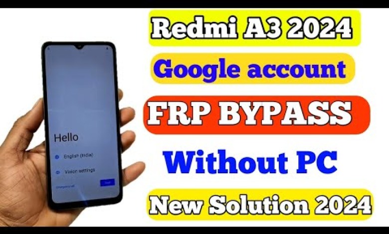 Redmi A3 2024 FRP Bypass _ No Screen Lock Set, No Apps, Redmi A3 2024 FRP Bypass _ No Screen Lock Set, No Apps,