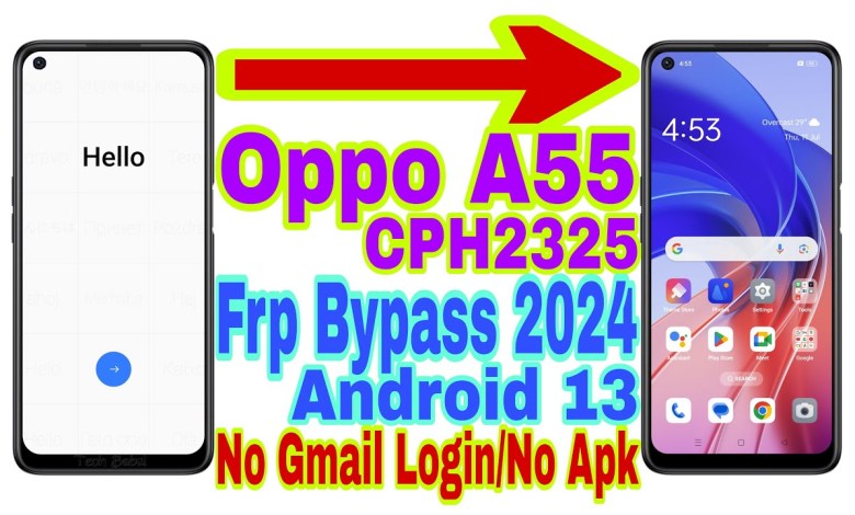 Oppo A55 (CPH2325) Android 13 Frp Bypass | New Trick Oppo A55 (CPH2325) Android 13 Frp Bypass | New Trick