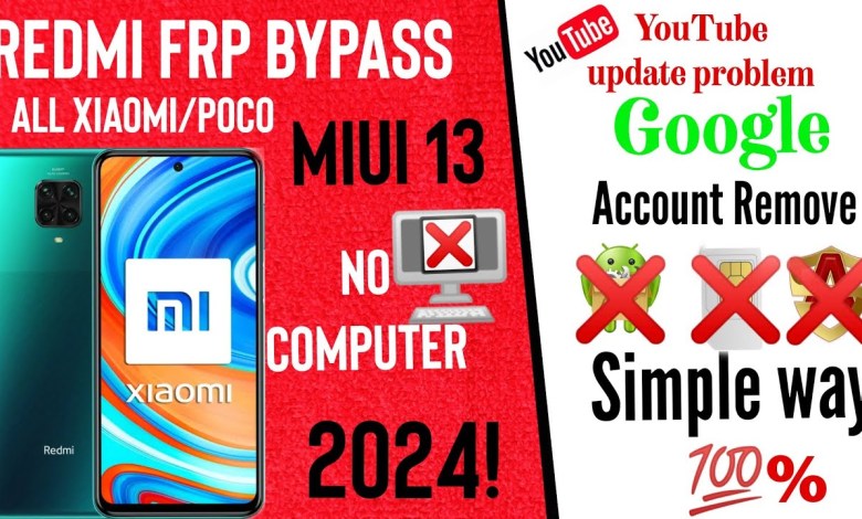 Redmi Note 9 Frp Bypass | Without PC | MIUI 13 | All Redmi Note 9 Frp Bypass | Without PC | MIUI 13 | All