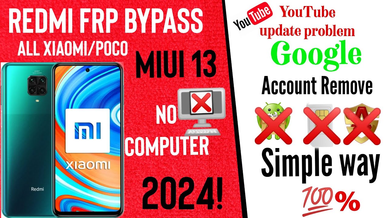 Redmi Note 9 Frp Bypass | Without PC | MIUI 13 | All Redmi Note 9 Frp Bypass | Without PC | MIUI 13 | All