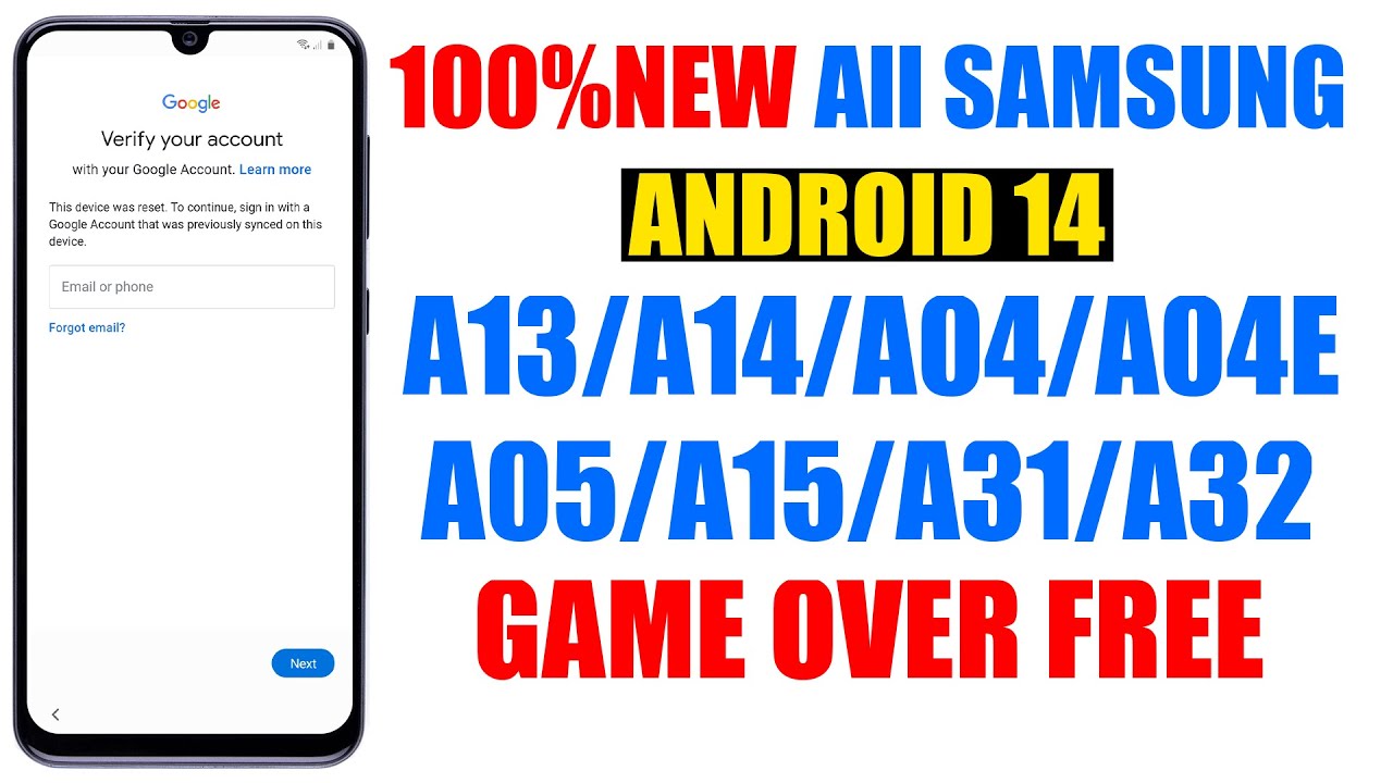 Samsung Android 14 FRP Bypass || Google Account Samsung Android 14 FRP Bypass || Google Account