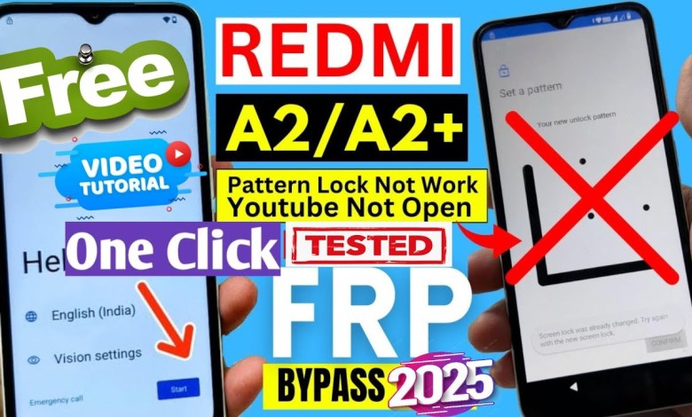 Unlock the Redmi A2/ A2+ FRP with MIUI 12, 13, 14 | Guaranteed 100% Testing success Unlock the Redmi A2/ A2+ FRP with MIUI 12, 13, 14 | Guaranteed 100% Testing success