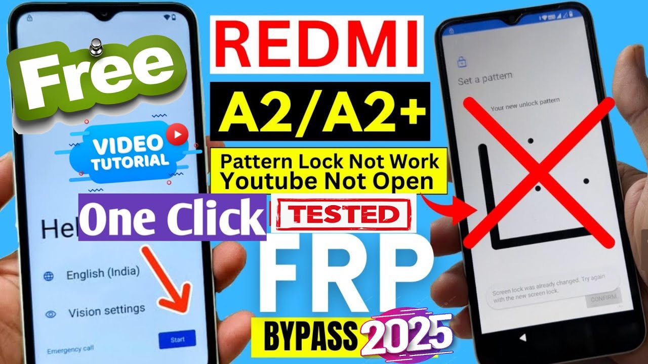 Unlock the Redmi A2/ A2+ FRP with MIUI 12, 13, 14 | Guaranteed 100% Testing success Unlock the Redmi A2/ A2+ FRP with MIUI 12, 13, 14 | Guaranteed 100% Testing success