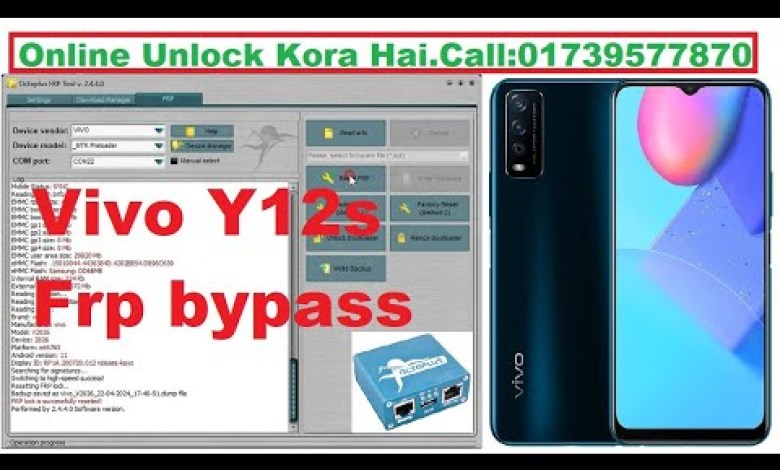Vivo Y12s Frp bypass Octoplus FRP Tool by Mobile Unlock Vivo Y12s Frp bypass Octoplus FRP Tool by Mobile Unlock