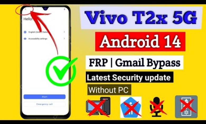Vivo T2x 5G FRP Bypass Android 14 | T2X 5G Google Vivo T2x 5G FRP Bypass Android 14 | T2X 5G Google