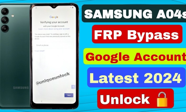 Samsung A04s frp unlock | New tool | Frp bypass Samsung A04s frp unlock | New tool | Frp bypass