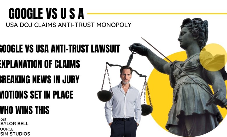 Google VS USA DOJ Anti-Trust Lawsuit Monopoly Break Google VS USA DOJ Anti-Trust Lawsuit Monopoly Break