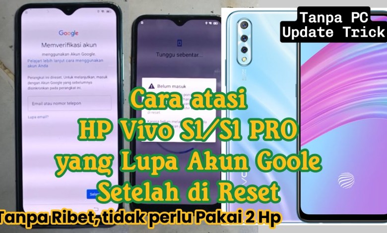 Casa solves Vivo S1 HP forgetting Google account after resetting Casa solves Vivo S1 HP forgetting Google account after resetting