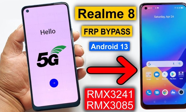 Realme 8 FRP/Gmail Account bypass Android 13 | Realme Realme 8 FRP/Gmail Account bypass Android 13 | Realme