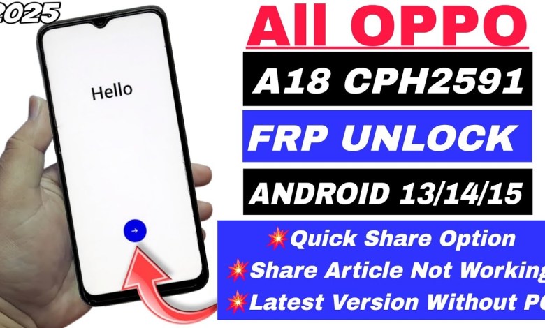Unlocking OPPO A18 FRP/Google Account on Android 14 Without a PC: Discover the Secrets! Unlocking OPPO A18 FRP/Google Account on Android 14 Without a PC: Discover the Secrets!