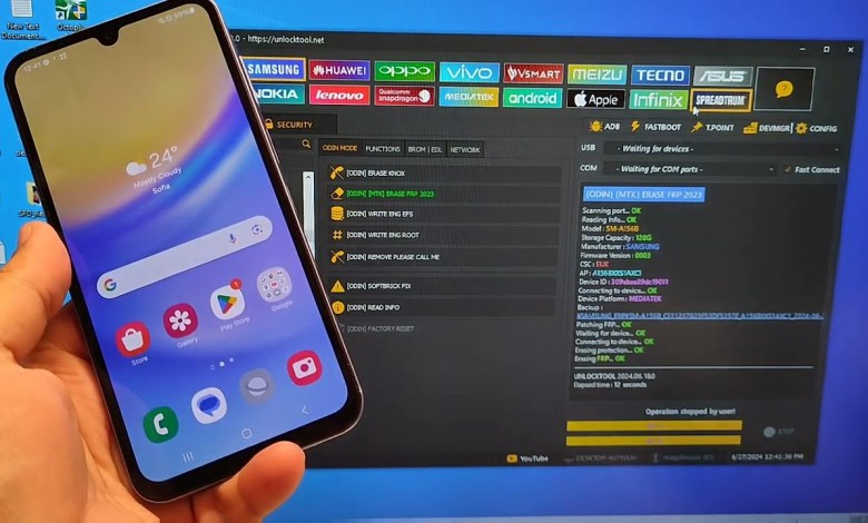 Samsung A15 5G (SM-A156B), Remove Google Account, Samsung A15 5G (SM-A156B), Remove Google Account,