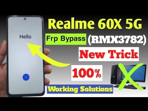 Realme narzo 60X 5G Frp Bypass Android 13 || Realme narzo 60X 5G Frp Bypass Android 13 ||