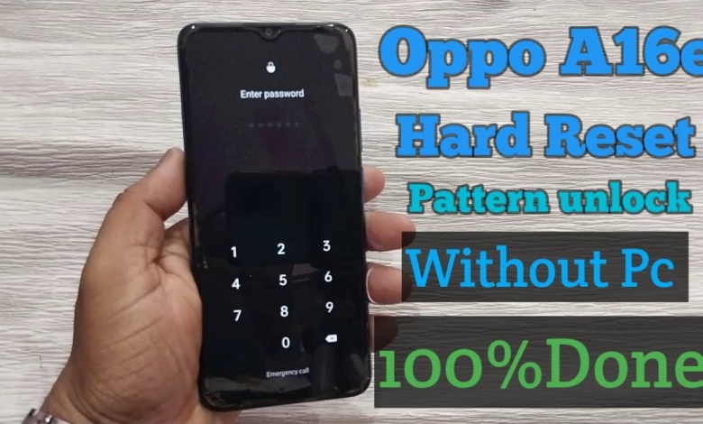 OPPO A16e Hard reset & Pattern Lock remove Solution & OPPO A16e Hard reset & Pattern Lock remove Solution &