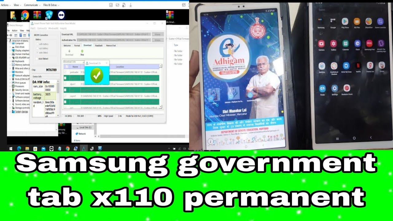 Samsung Galaxy Tab A9 X110 MDM u1| FRP | Flashing | Gov Samsung Galaxy Tab A9 X110 MDM u1| FRP | Flashing | Gov