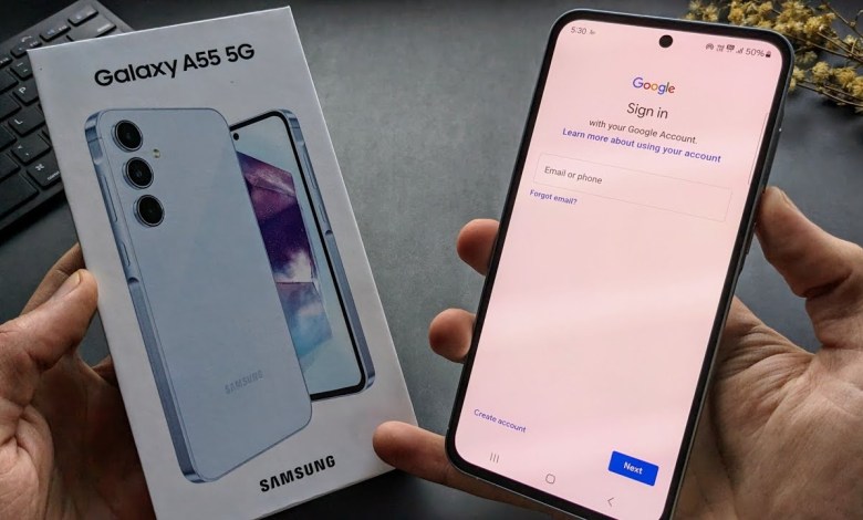 Add Google or Gmail Account On Samsung Galaxy A55 Add Google or Gmail Account On Samsung Galaxy A55