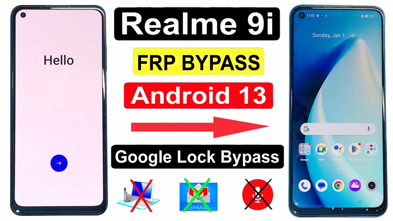 Realme 9i 5G Gmail Account Bypass Android 13 Realme 9i Realme 9i 5G Gmail Account Bypass Android 13 Realme 9i