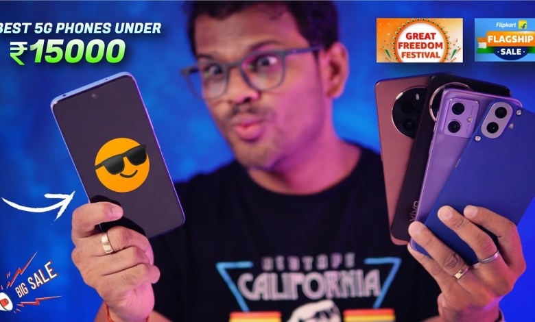 TOP 5 Best 5G Phones Under 15000 – Flipkart & TOP 5 Best 5G Phones Under 15000 – Flipkart &