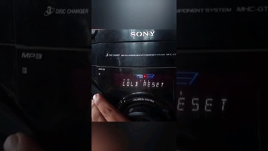 Como hacer cold reset a tu equipo sony GTR 555 Como hacer cold reset a tu equipo sony GTR 555
