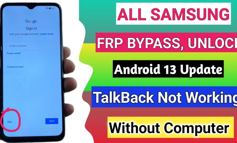 Samsung Frp Bypass Android 13 Without Pc | Samsung Samsung Frp Bypass Android 13 Without Pc | Samsung