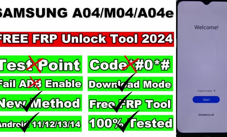 Samsung A04/M04/A04e FRP Bypass With PC | FREE FRP Samsung A04/M04/A04e FRP Bypass With PC | FREE FRP