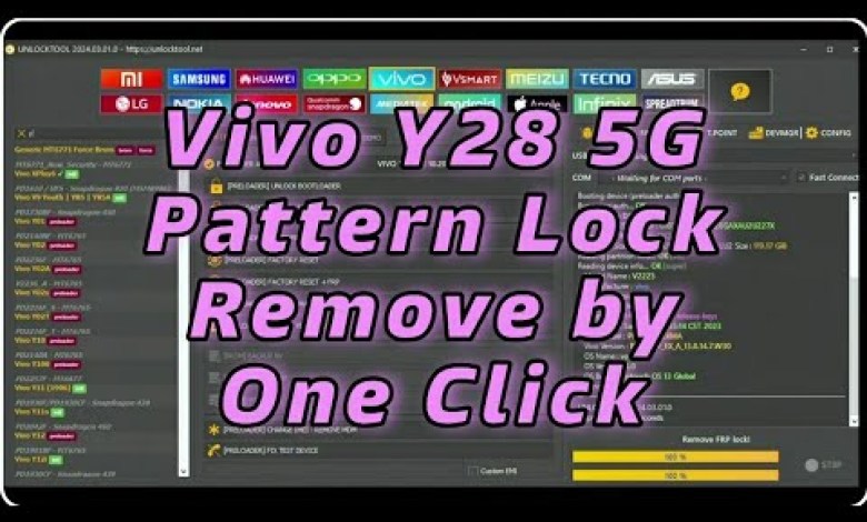 Vivo Y28 5G Pattern Lock Removal – Quick and Easy | Vivo Y28 5G Pattern Lock Removal – Quick and Easy |