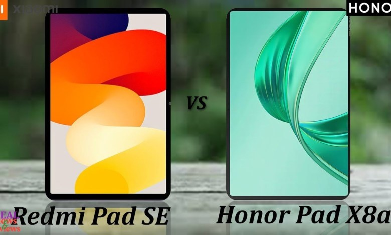 Xiaomi Redmi Pad SE WiFi vs Honor Pad X8a Xiaomi Redmi Pad SE WiFi vs Honor Pad X8a
