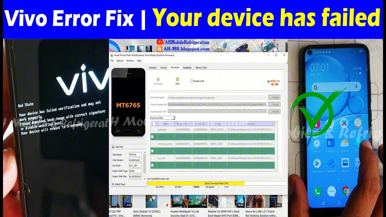 How to Fix Vivo Error Your device has failed | Vivo Y30 How to Fix Vivo Error Your device has failed | Vivo Y30