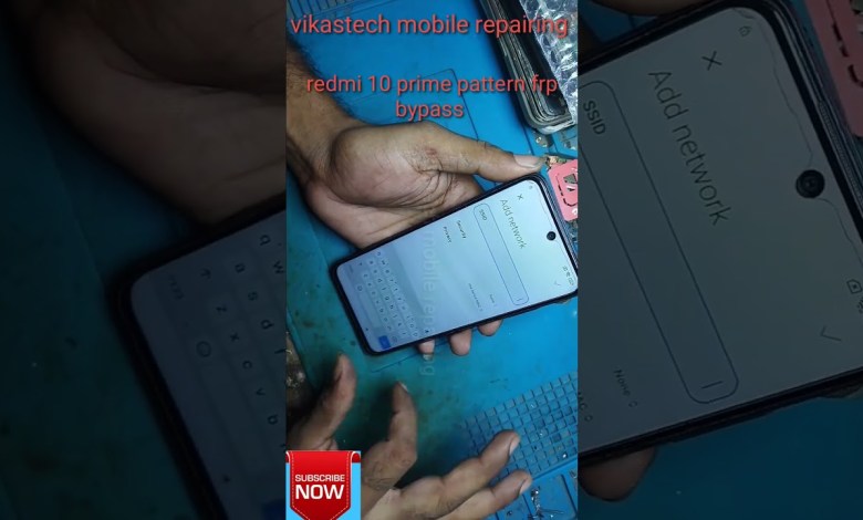 Mi redmi 10 prime pattern frp bypass solution Mi redmi 10 prime pattern frp bypass solution