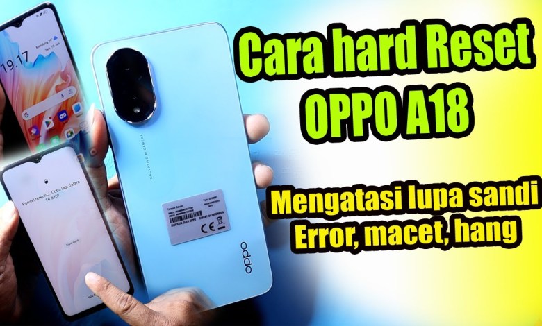 How to hard reset Oppo A18 if you forget your password without a PC || How to hard reset Oppo A18 if you forget your password without a PC ||