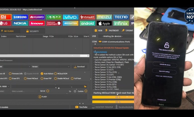 Xiaomi Redmi 8A Mi account Remove Unlock Tool new video Xiaomi Redmi 8A Mi account Remove Unlock Tool new video